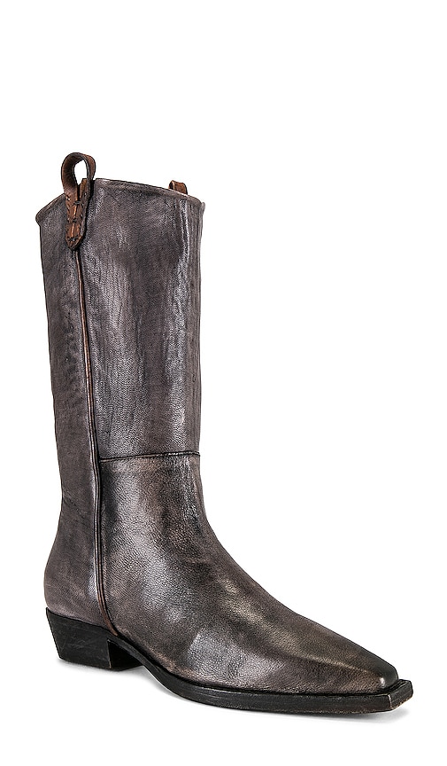 Shop Free People X We The Free Maverick Distressed Tall Boot In Grey