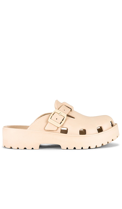 Free People Karlie Buckle Clog in Sand Dune
