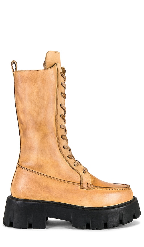 Free People Jones Lace Up Boot In Tan