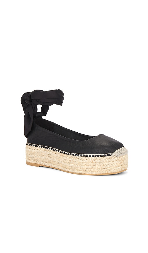 Shop Free People Starboard Wrap Espadrille In Black