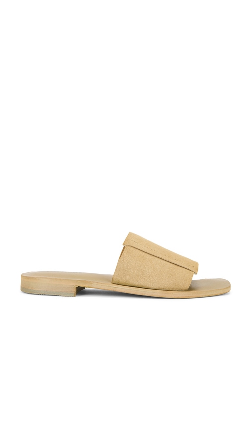 Verona Slide Sandal in Neutral. - size 41 (also in 36, 37, 37.5, 38, 38.5, 39, 39.5, 40)