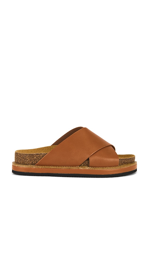 Sidelines Footbed Sandal in Brown. - size 40 (also in 36, 37, 38, 39)