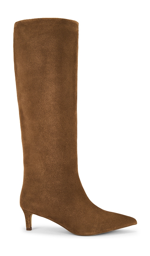 Free People Kiki Kitten Heel Boot In Brown