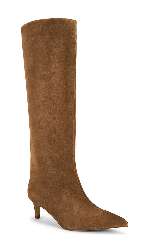 Free People Kiki Kitten Heel Boot In Brown