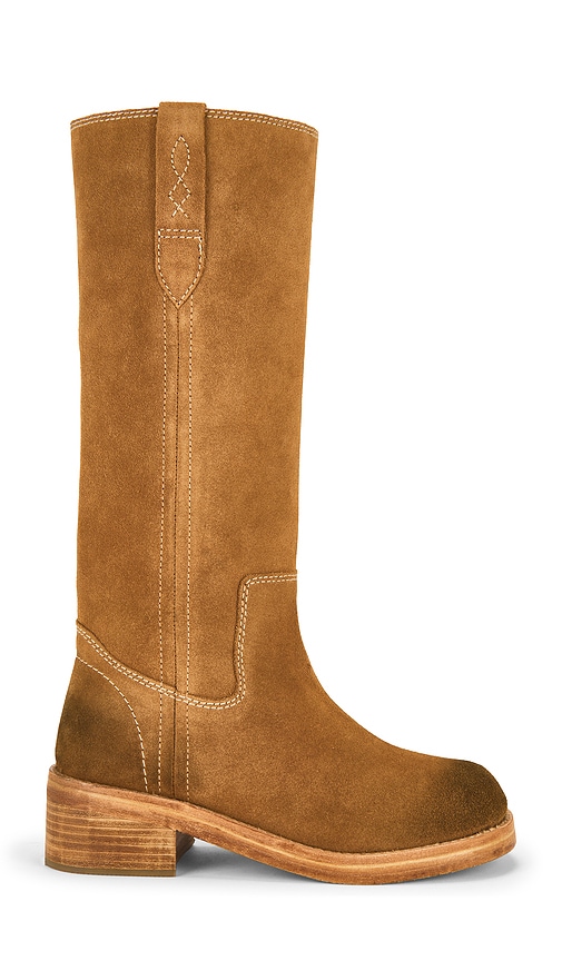 Blaze Pull On Boot in Tan. - size 10 (also in 6, 6.5, 7, 7.5, 8, 8.5, 9, 9.5) - Free People - Modalova