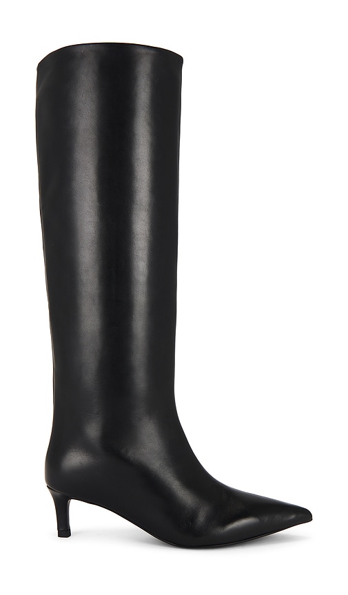 Free People Kiki Kitten Heel Boot In Black