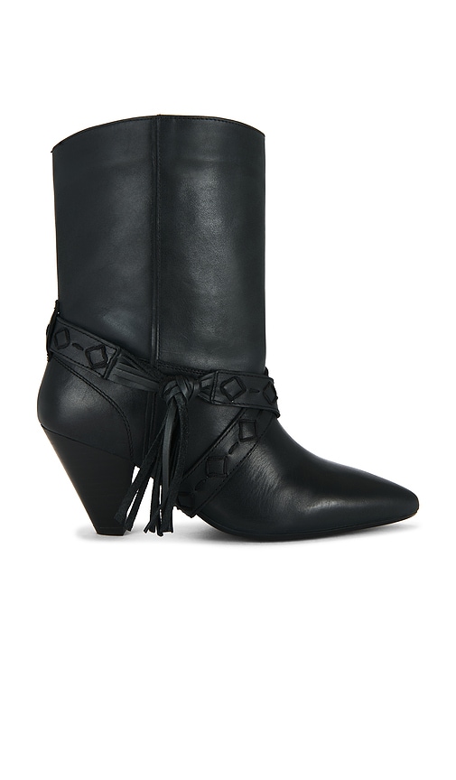Free People Bronte Belt Slouch Boot In Black