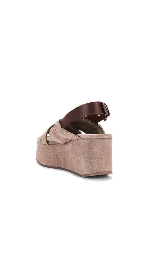  Free People Beach Party Platform Sandal In Brown. Size 6.5. Also In 7, 7.5, 8, 8.5, 9, 9.5, 10, 6, 11. 