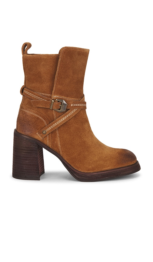 Free People Landry Platform Boot in Brown. - size 6 (also in 6.5, 7.5, 8.5, 9, 9.5)