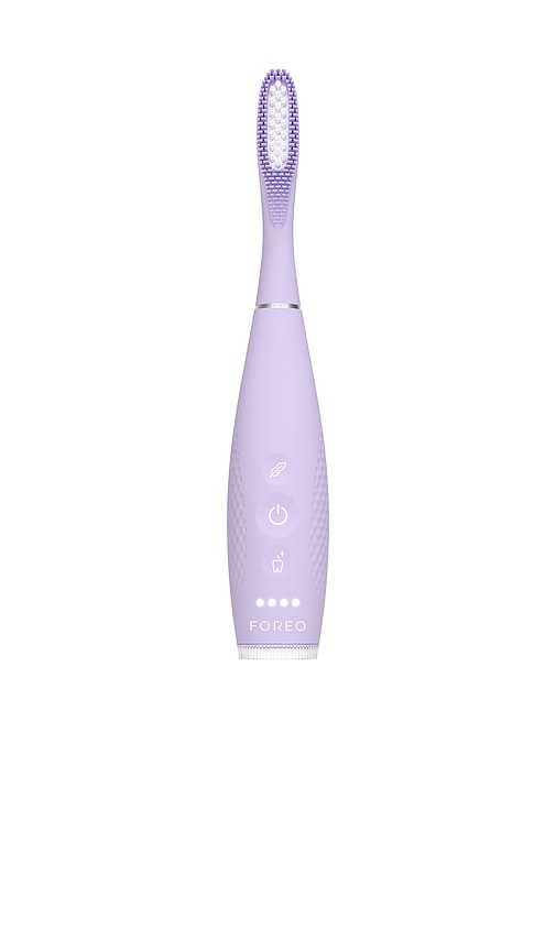 FOREO issa 4 Plus Smart Hybrid Silicone Sonic Toothbrush in Lavender.