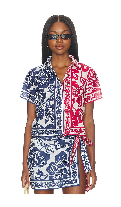 FARM Rio Cashew And Birds Shirt