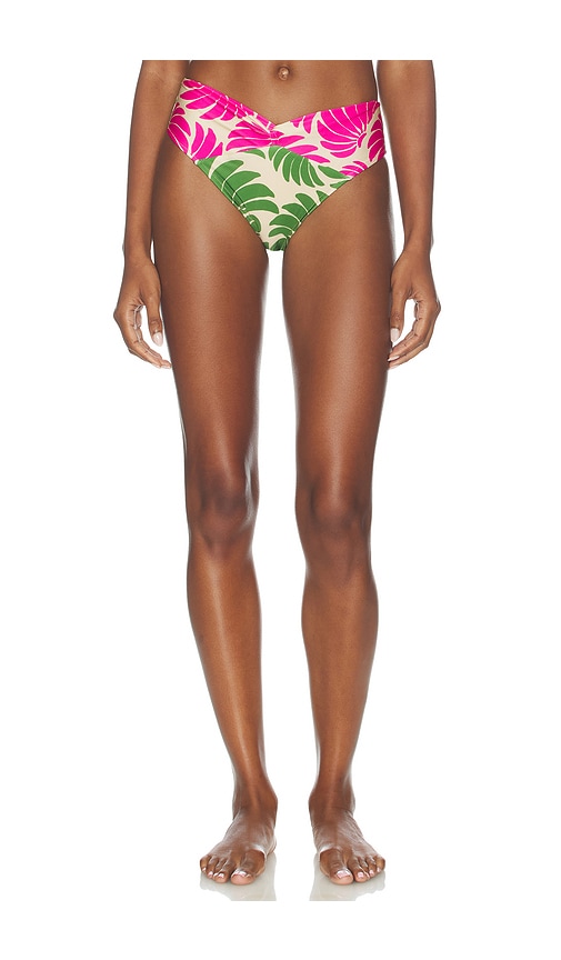 FARM Rio Banana Wings High Waist Bikini Bottom
