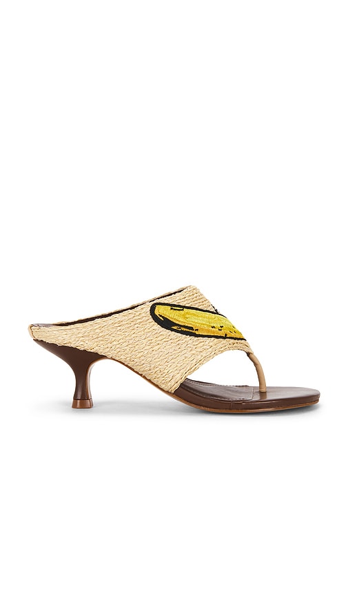 FARM Rio Raffia Icons Kitten Heel