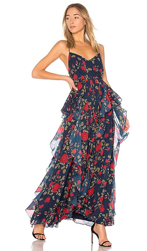 fame and partners maxi dress