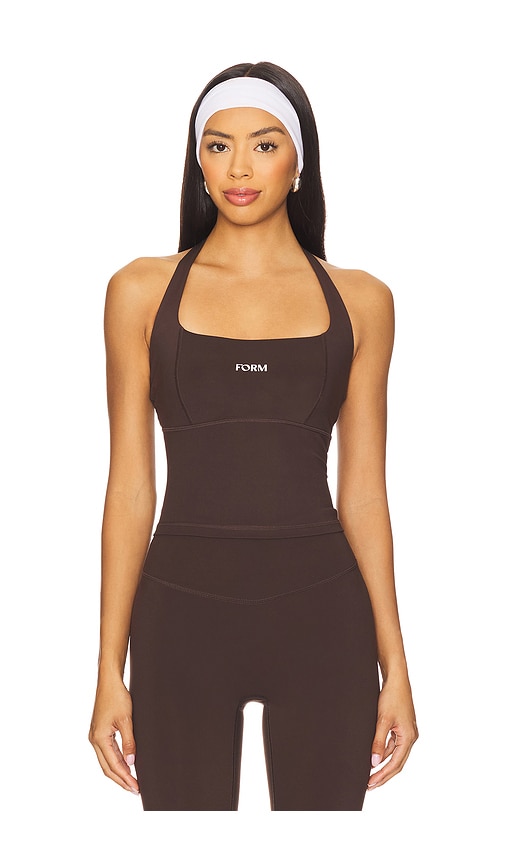 Halter Tank Top in Brown. - size S (also in XL, XS) - FORM - Modalova