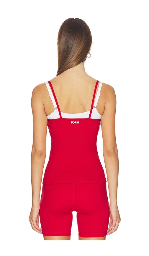  Form Layered Tank Top In Red. Size Xs. Also In S. 