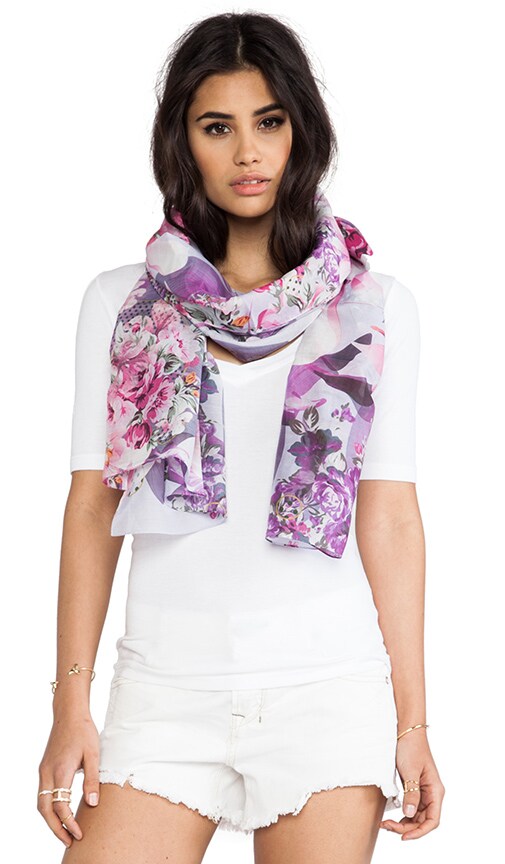 FRONT ROW SOCIETY Scarf in Royal Beauty | REVOLVE