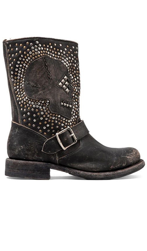 Frye Jenna Skull Stud Short Boot in 