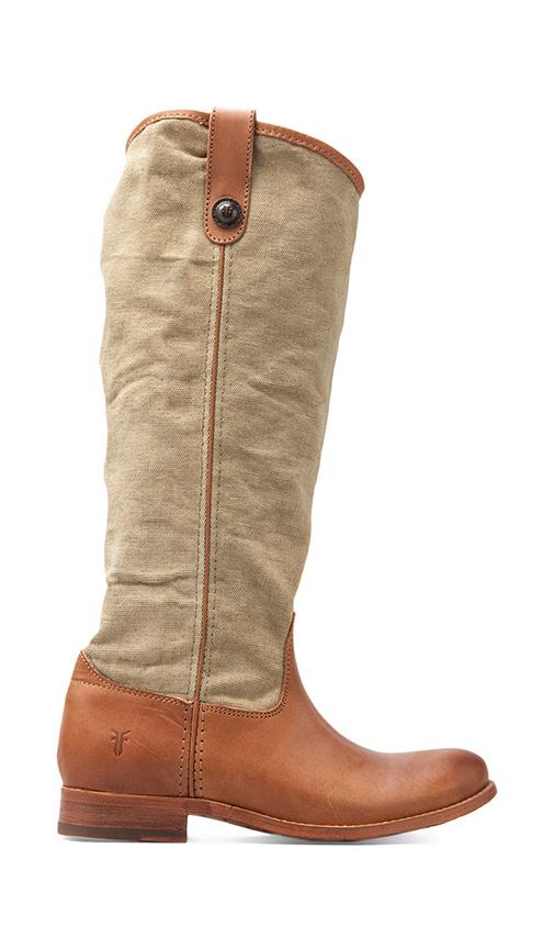 Frye Melissa Button Boot in Canvas 