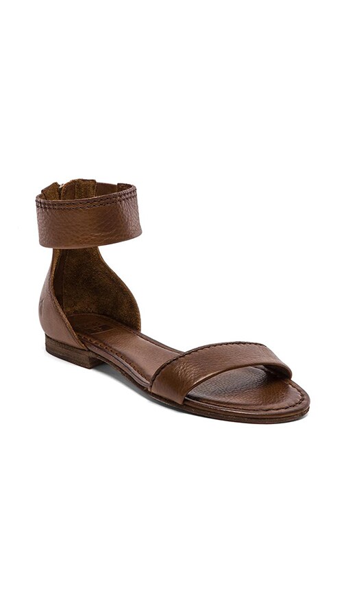 frye carson ankle zip sandal