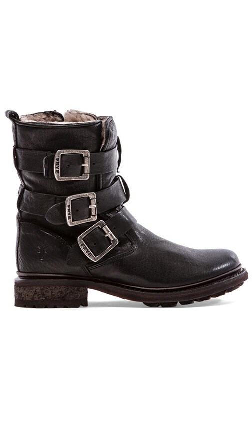 valerie shearling boots by frye