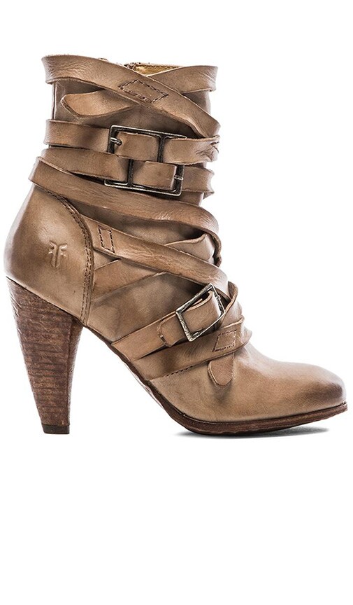 frye strappy boots