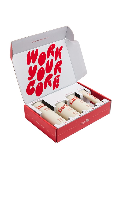 Facile Skincare Core Four Set In N,a