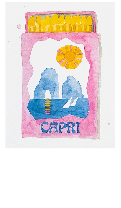 Furbish Studio 5x7 Capri Print In Beauty: Na
