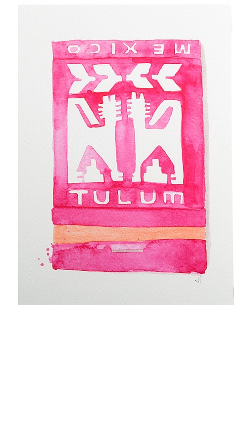 Furbish Studio 5x7 Tulum Print In Beauty: Na