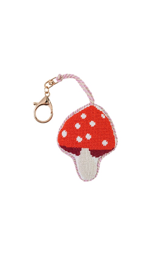 Furbish Studio Mushroom Bag Charm In Red
