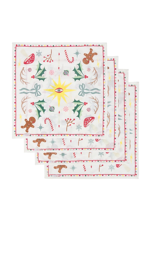 FURBISH STUDIO TWINKLEMAS NAPKINS 