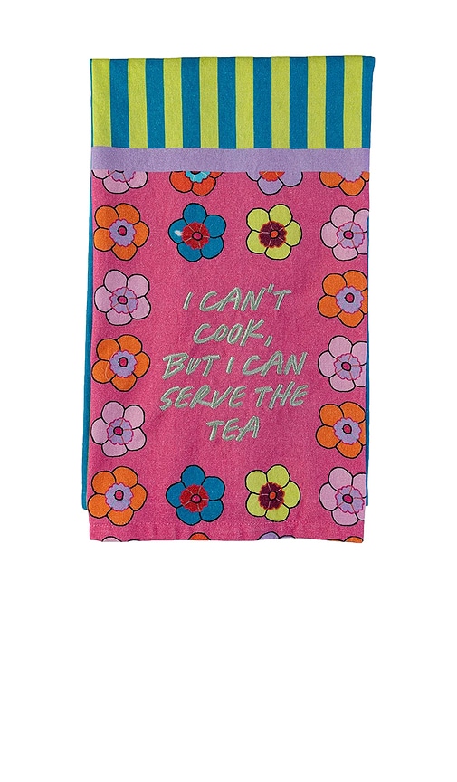Furbish Studio Serve The Tea Dish Towel In Multi