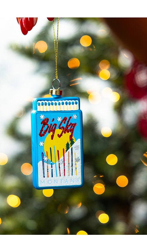 Furbish Studio Big Sky Matchbook Ornament In Blue