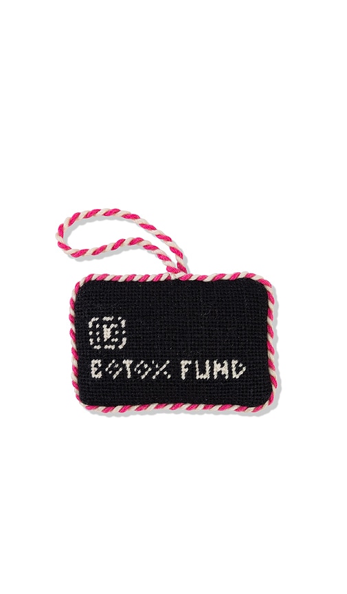 Furbish Studio Black Card Needlepoint Icon Ornament