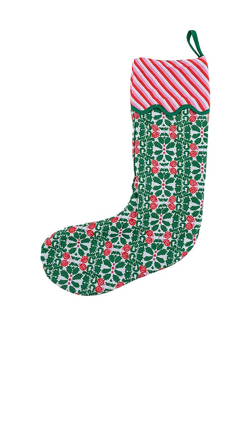 Furbish Studio Pomegranate Stocking In Green