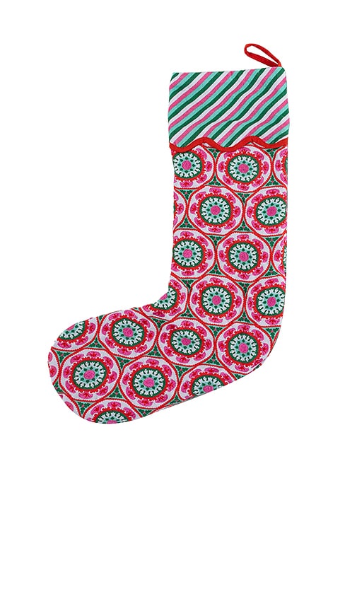 Furbish Studio Suzani Stocking In Red