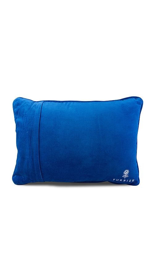  Furbish Studio Cojín De Bordado Needlepoint “try Me” Try Me Needlepoint Pillow En Color Bebe Azul Talla All . 
