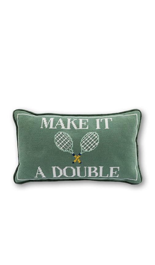 Furbish Studio Make It A Double Needlepoint Pillow | Thumbnail 3 Furbish Studio Make It A Double Needlepoint Pillow | Thumbnail 3