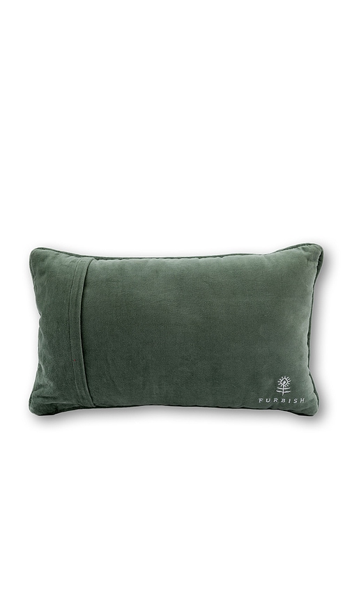  Furbish Studio Cojín De Bordado Needlepoint “make It A Double” Make It A Double Needlepoint Pillow En Color Verde Talla All . 