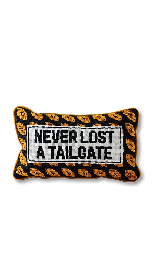 Furbish Studio Never Lost A Tailgate Needlepoint Pillow | Thumbnail 3 Furbish Studio Never Lost A Tailgate Needlepoint Pillow | Thumbnail 3