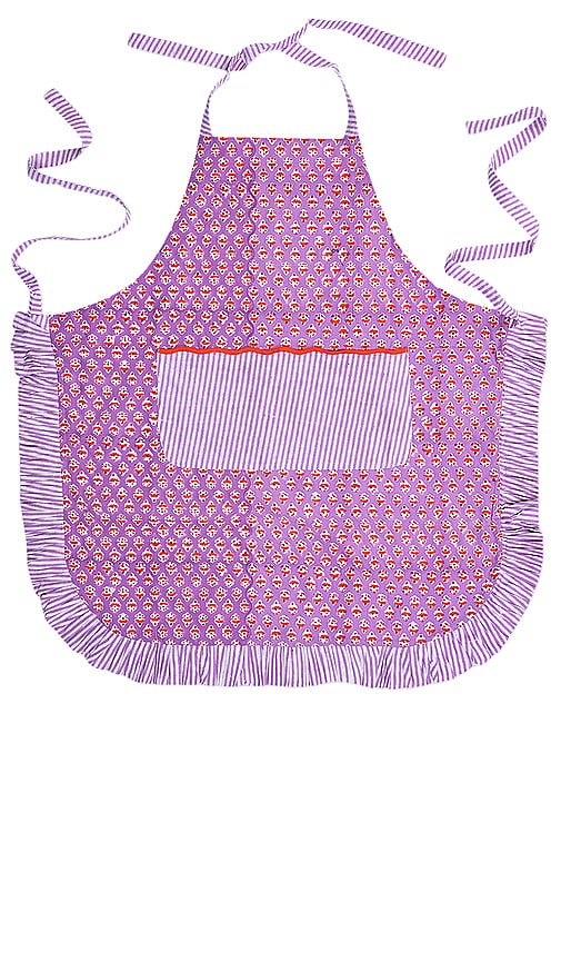 Furbish Studio Ambroeus Apron in Purple