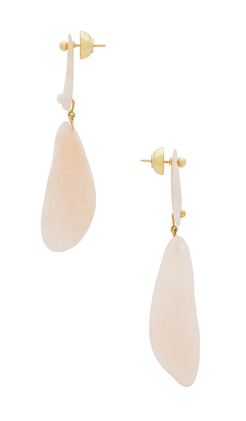 Shop Flook The Label Senso Earrings In Ivory