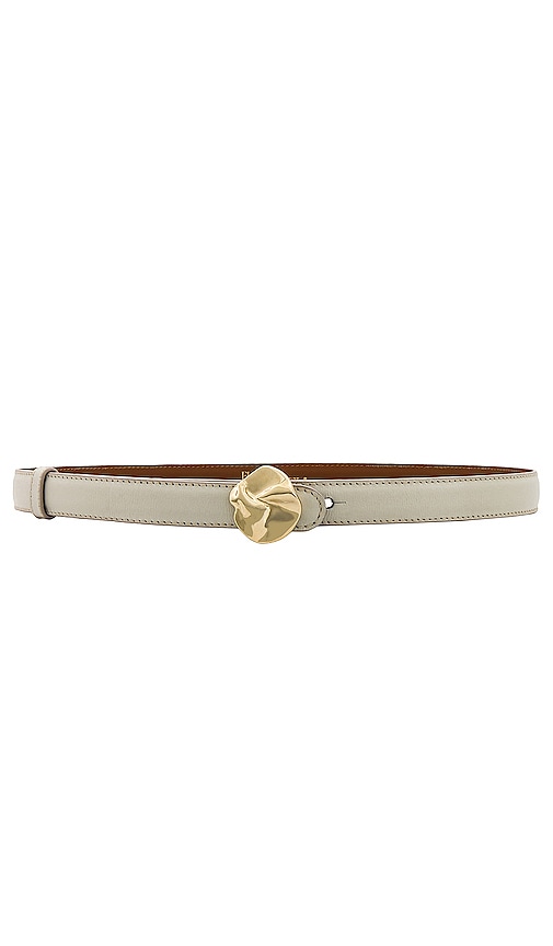 Flattered Brie Belt in White