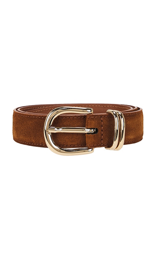  Flattered Veloursleder-gürtel Beatrice In Tan. Größe Xs-s. Also In M-l. 