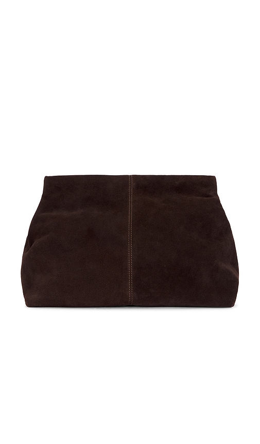 Clay Clutch in Chocolate.