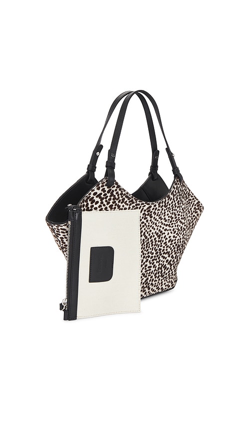  Flattered Dilba Mini Tote Bag In Chocolate. 