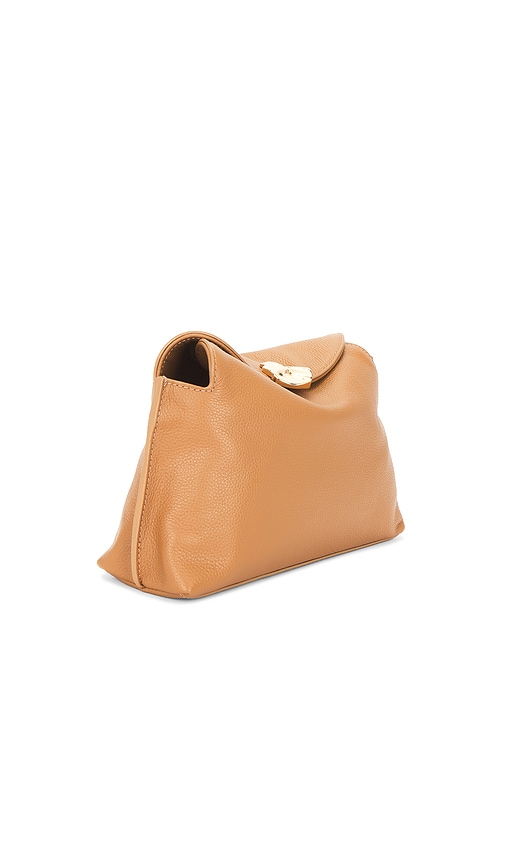  Flattered Clutch Hanna In Cognac. 