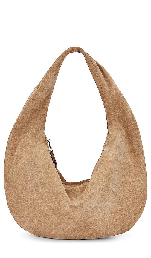 Taupe Suede Genuine Leather Hobo Shoulder Bag, Suede Leather Hobo Bag,  Shopper Bag, Pale Color Big Laptop Bag - Etsy