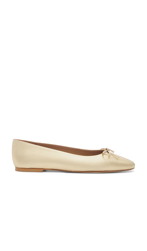 Flattered Bodil Flat In Metallic Gold