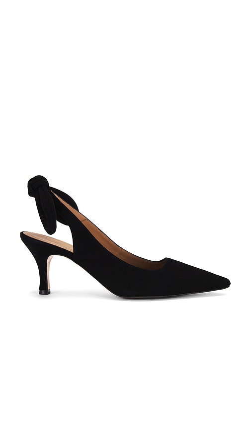 Shop Flattered Franchesca Bow Heel In Black